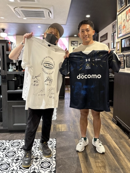 URAYASU D-Rocks SH 橋本 法史選手、ご来店！